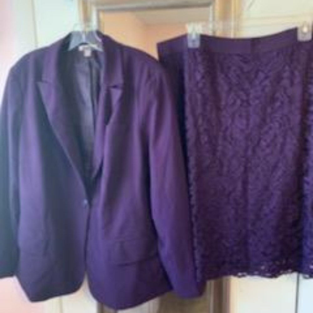 Dark Plum Jacket Size 16